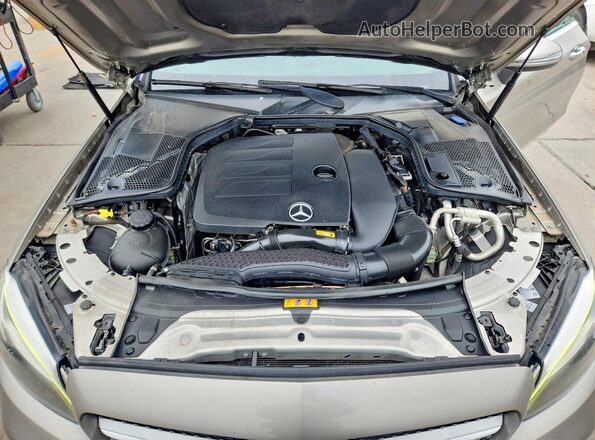 WDDWJ8EB1KF860432 2019 MERCEDES-BENZ C Gray Widok komory silnika