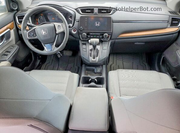 7FARW1H50HE000688 2017 HONDA CRV Серый Вид щитка приборов