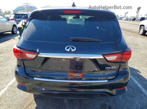 5N1DL0MN6HC503987 2017 INFINITI QX60 Black Front interior view