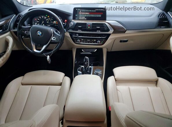5UXTR7C50KLE94916 2019 BMW X3 Черный Вид щитка приборов