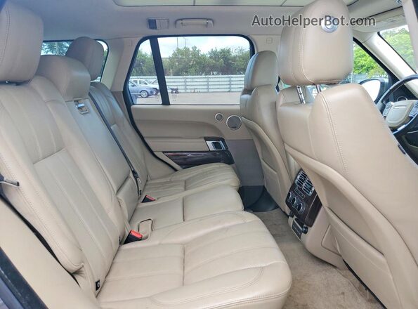 SALGS2FV8HA325405 2017 LAND ROVER RANGE Серый Вид задней части салона