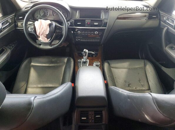 5UXWX9C38H0T24582 2017 BMW X3 Red Widok zestawu wskaźników