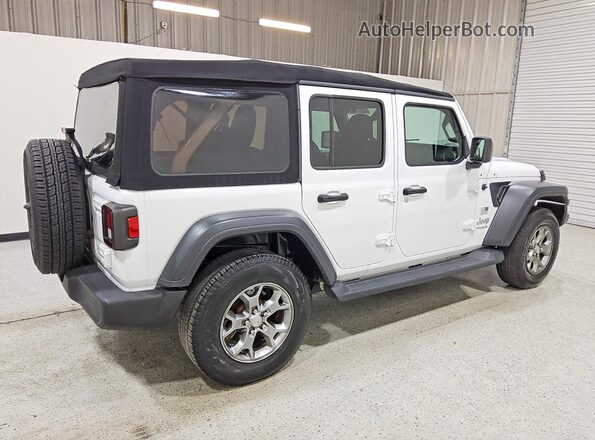 1C4HJXDG1LW238408 2020 JEEP WRANGLER White Tył prawy
