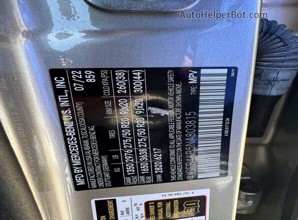 4JGFB4KB5NA803815 2022 MERCEDES-BENZ GLE Gold 