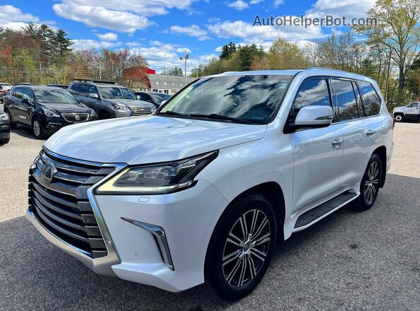 JTJHY7AX3K4284913 2019 LEXUS LX White Задня ліва чверть
