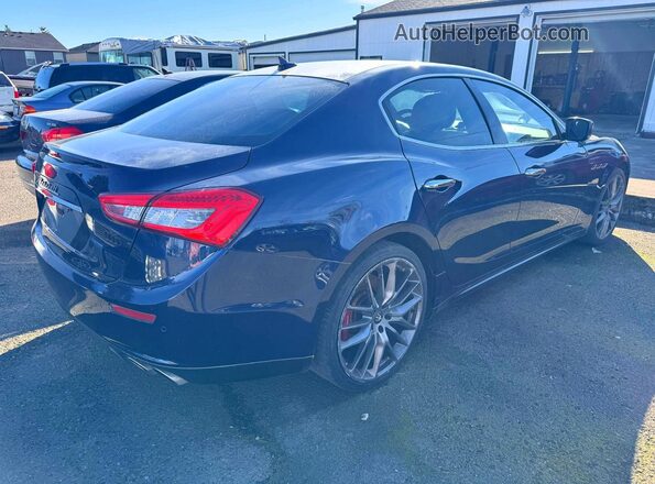 ZAM57RSA7G1168911 2016 MASERATI GHIBLI Blue Вид спереду