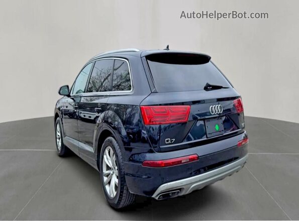 WA1LAAF7XHD031470 2017 AUDI Q7 Black Передня права чверть