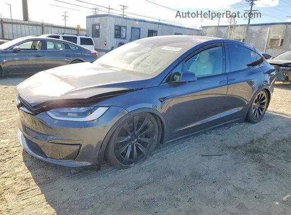 7SAXCAE58PF386925 2023 TESLA MODEL Серый Передняя левая четверть