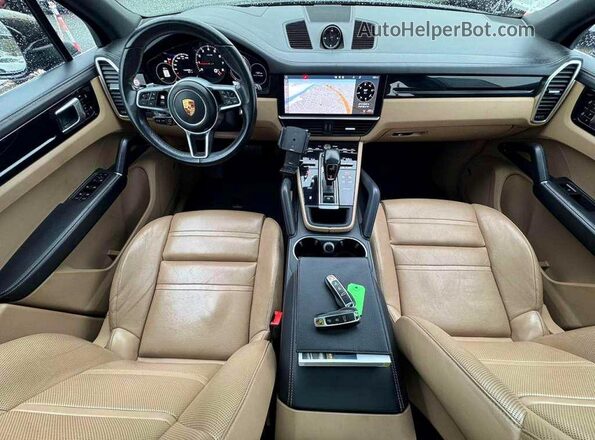 WP1AA2AY2MDA03187 2021 PORSCHE CAYENNE Charcoal Вид щитка приладів