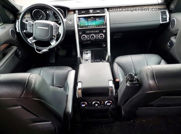 SALRRBBK6HA017374 2017 LAND ROVER DISCOVERY Gray Widok zestawu wskaźników