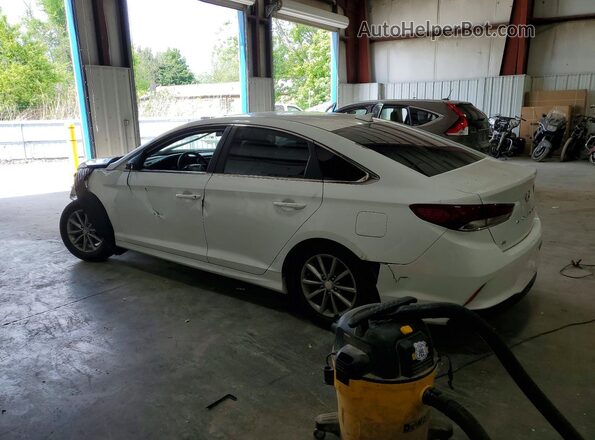 5NPE24AF4JH652263 2018 HYUNDAI SONATA Белый Задняя правая четверть