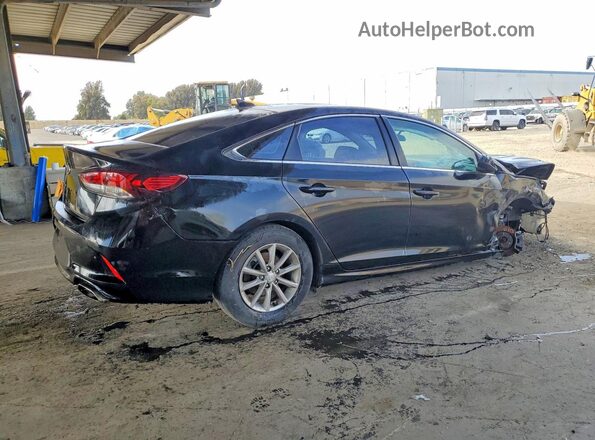 5NPE24AF3KH749620 2019 HYUNDAI SONATA Black Передня права чверть