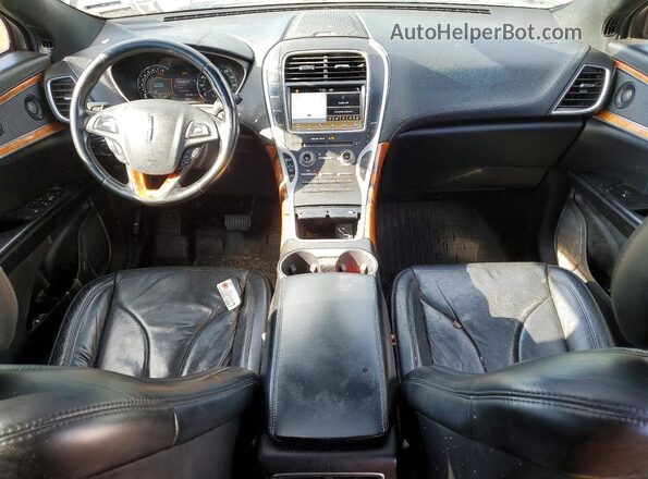 2LMPJ8LP1HBL29397 2017 LINCOLN MKX Черный Вид щитка приборов