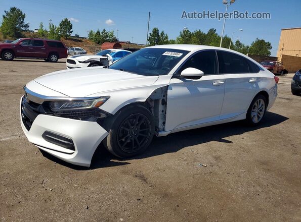 1HGCV1F19JA152831 2018 HONDA ACCORD White Передня ліва чверть