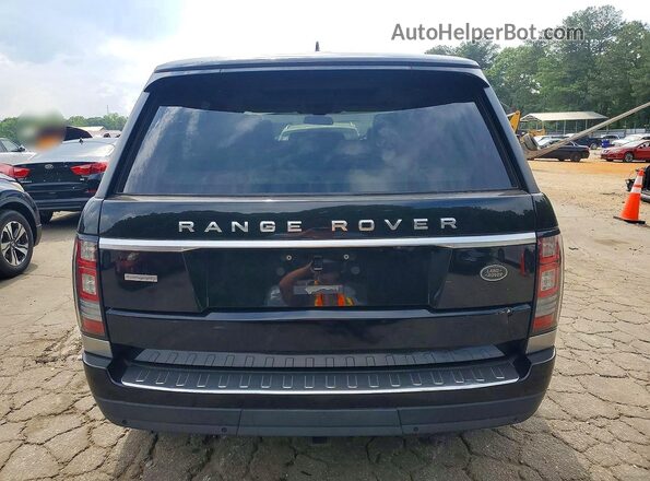 SALGS2EF9GA266759 2016 LAND ROVER RANGE Черный Вид салона спереди