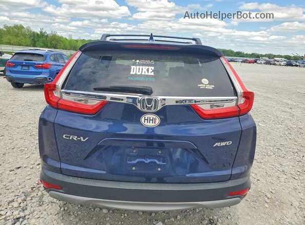 5J6RW2H81KA000995 2019 HONDA CR-V Blue Front interior view