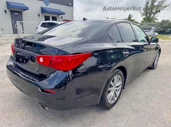 JN1EV7AR8HM835199 2017 INFINITI Q50 Черный Передняя правая четверть