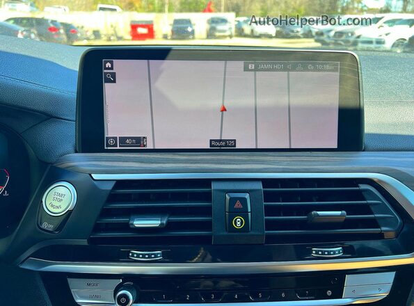 5UX2V1C01L9C64762 2020 BMW X4 Black Vista interior trasera