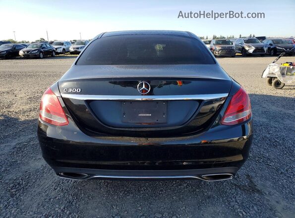 55SWF4JB9JU239113 2018 MERCEDES-BENZ C Black Front interior view