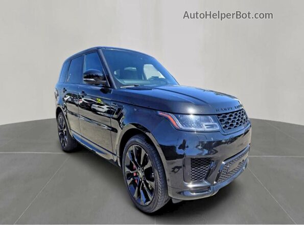 SALWS2RU2MA749784 2021 LAND ROVER RANGE Черный Передняя левая четверть