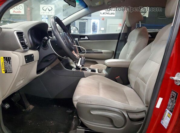 KNDPMCAC1H7157133 2017 KIA SPORTAGE Красный Вид панели приборов
