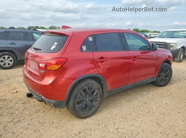 JA4AP3AU9HZ050352 2017 MITSUBISHI OUTLANDER Красный Передняя правая четверть