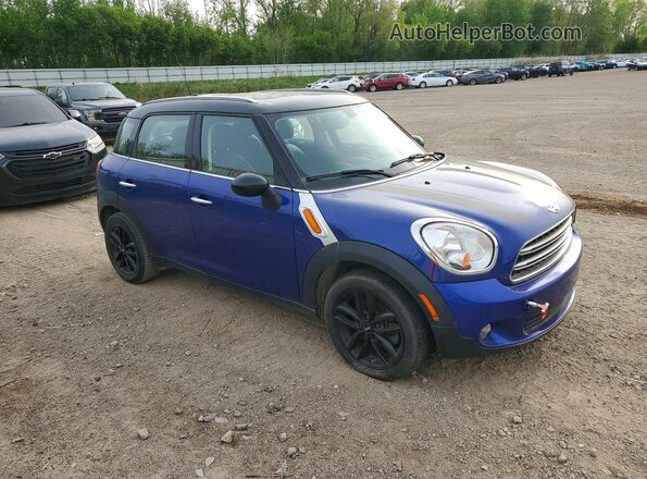 WMWZB3C53GWR48651 2016 MINI COOPER Синий Вид спереди