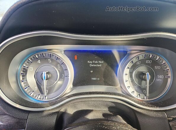 2C3CCAAG0GH230170 2016 CHRYSLER 300 Серый Вид щитка приборов