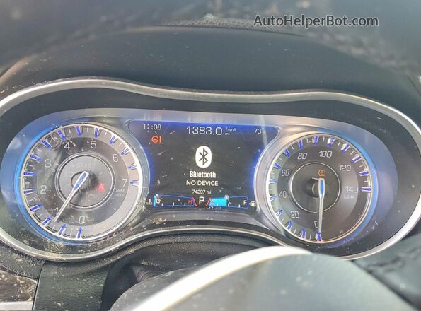 2C3CCAAG5GH295628 2016 CHRYSLER 300 Blue Widok zestawu wskaźników