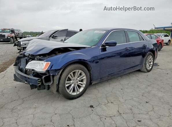 2C3CCAAG7HH609961 2017 CHRYSLER 300 Синий Передняя левая четверть