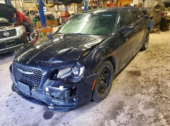 2C3CCABG1HH564143 2017 CHRYSLER 300 Black წინა მარცხენა ხედი სამი მეოთხედიდან