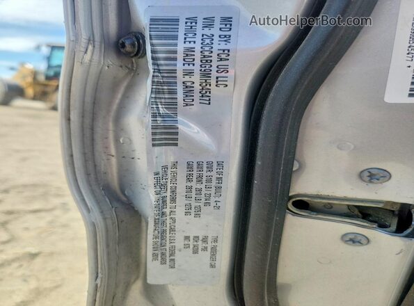 2C3CCABG9MH545477 2021 CHRYSLER 300 Silver VIN կոդի պիտակի տեսք
