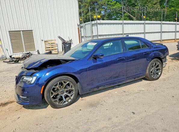 2C3CCABGXHH565386 2017 CHRYSLER 300 Синий Передняя левая четверть