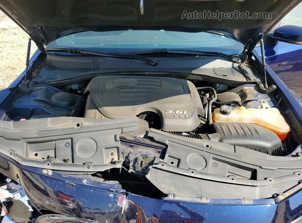 2C3CCABGXHH565386 2017 CHRYSLER 300 Синий Вид задней части салона