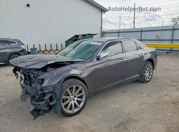 2C3CCAEG0KH689542 2019 CHRYSLER 300 Gray Vista tres cuartos delantera izquierda