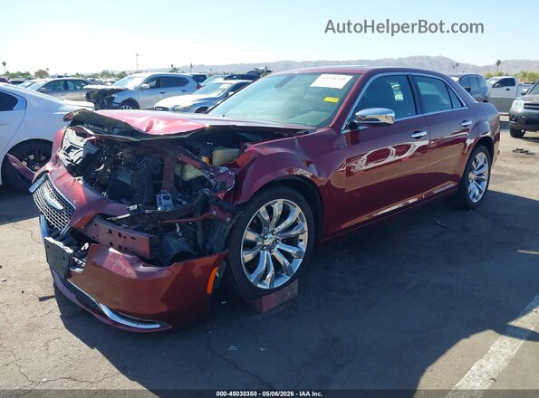 2C3CCAEG2JH227546 2018 CHRYSLER 300 Темно-бордовый Передняя левая четверть