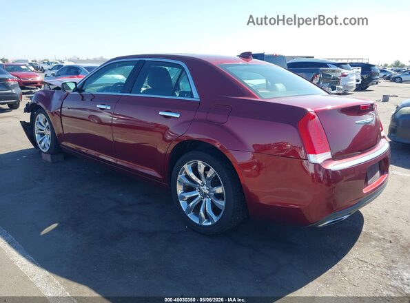 2C3CCAEG2JH227546 2018 CHRYSLER 300 Темно-бордовый Задняя левая четверть