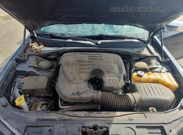 2C3CCAEG5HH596542 2017 CHRYSLER 300 Серый Вид задней части салона