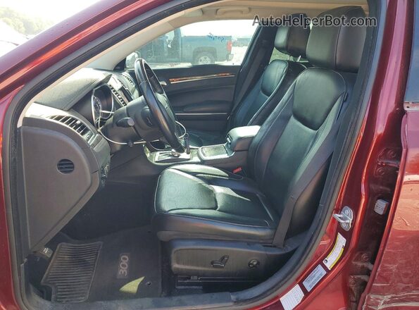 2C3CCAEG8HH559985 2017 CHRYSLER 300 Maroon Вид салону спереду
