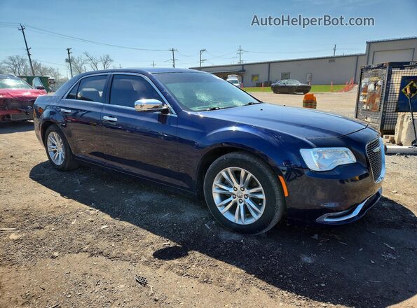 2C3CCAEGXGH243891 2016 CHRYSLER 300 Синий Передняя правая четверть