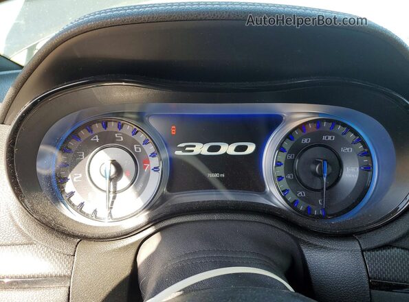 2C3CCAGG5GH311432 2016 CHRYSLER 300 Gray Вид щитка приладів