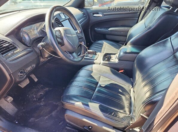 2C3CCAGG6GH244436 2016 CHRYSLER 300 Gray Widok wnętrza z przodu