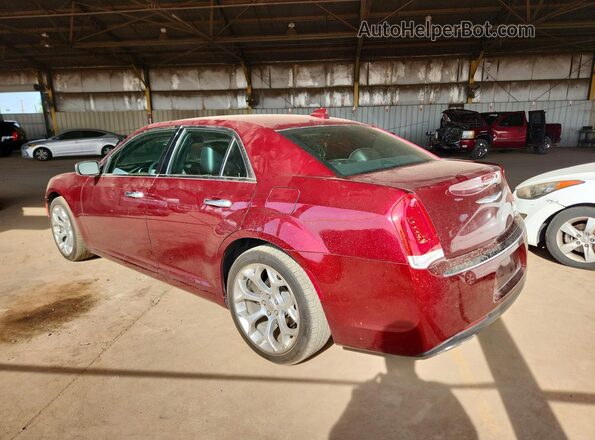 2C3CCAPT1JH226317 2018 CHRYSLER 300 Burgundy უკანა მარცხენა