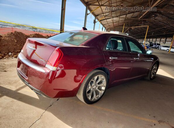 2C3CCAPT1JH226317 2018 CHRYSLER 300 Burgundy უკანა მარჯვენა