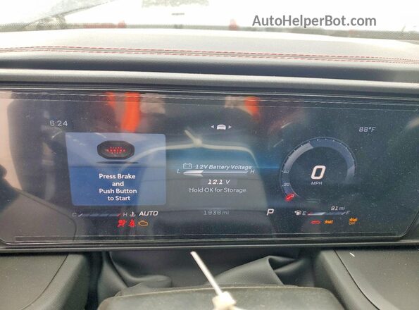 2C3CDARP3TR245672 2026 DODGE CHARGER Синий Вид щитка приборов