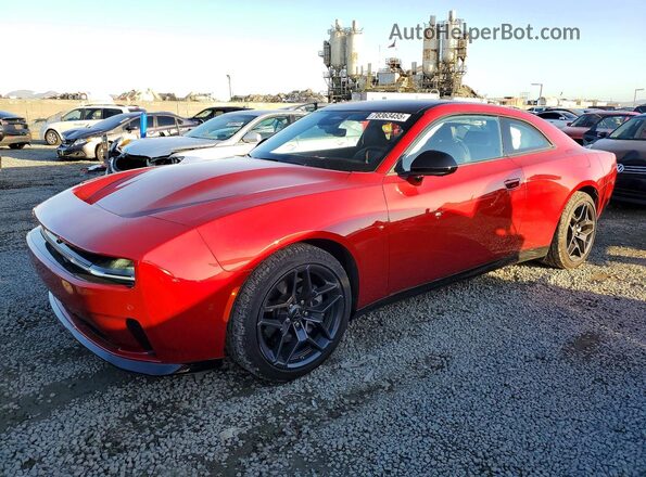 2C3CDBCK5RR206562 2024 DODGE CHARGER Red წინა მარცხენა ხედი სამი მეოთხედიდან