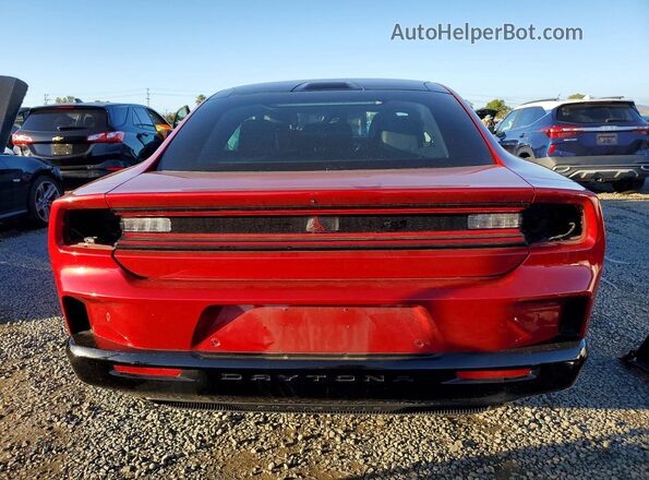 2C3CDBCK5RR206562 2024 DODGE CHARGER Red უკანა ხედი