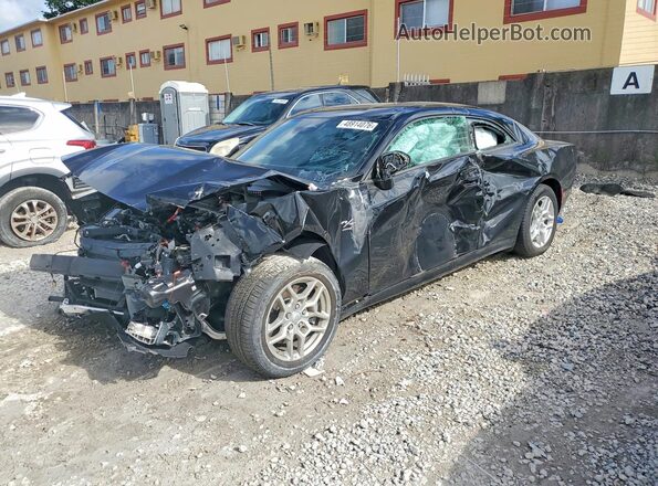 2C3CDBCKXSR538650 2025 DODGE CHARGER Black Vista tres cuartos delantera izquierda