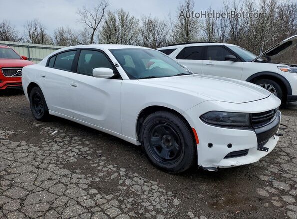 2C3CDXAG4HH590401 2017 DODGE CHARGER Белый Передняя правая четверть