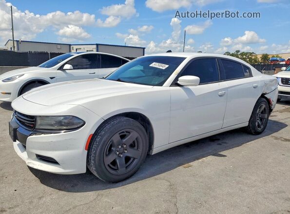 2C3CDXAG4JH181045 2018 DODGE CHARGER White Հետևի ձախ